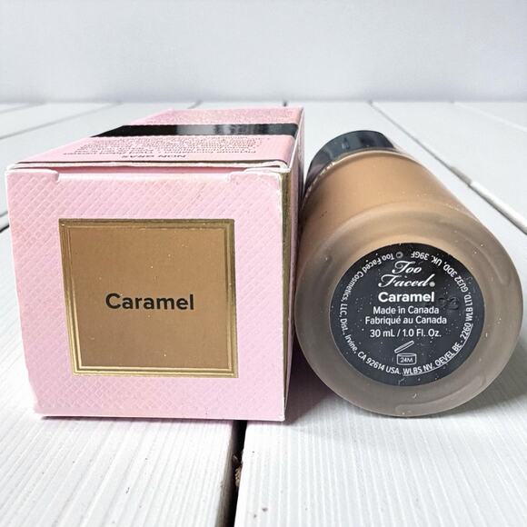 Too Faced Born This Way Foundation, 1 fl oz/ 30ml Caramel NIB - Picture 2 of 8
